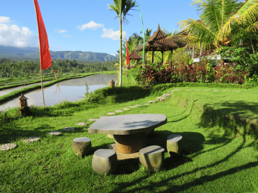 Stone Table & Pagodas